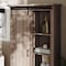Flash Furniture Harrison 36in. Wide Rustic Farmhouse Storage Cabinet Bookcase w/Sliding Barn Door, Graywash ZG-026-GRYWSH-GG - alternate 10